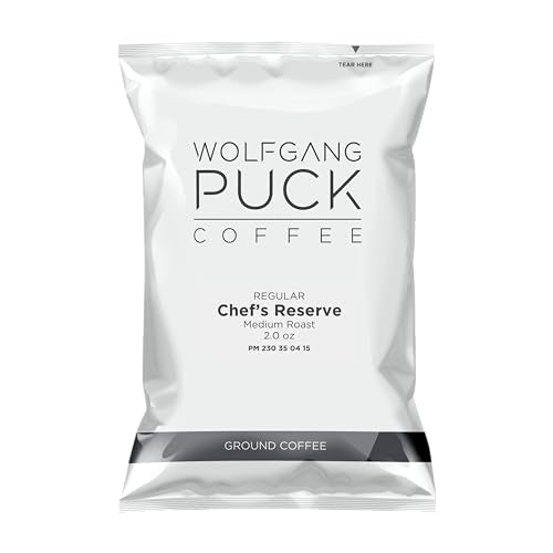 Wolfgang Puck Coffee 2.0 Portion Packs , Chef's Reserve, 36 Ounce, (Pack of 18)