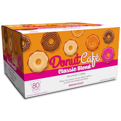 Donut Cafe Holiday Pack (Holiday Delight, Pmint Mocha, VanCaramel) 60ct Single Cup