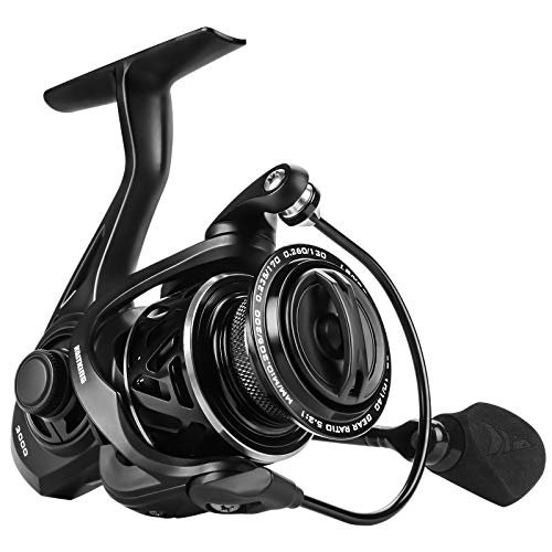 KastKing Zephyr Spinning Reel,Size 500 Ice Fishing Reel, Light Weight Ultra Smooth Powerful Spinning Fishing Reels