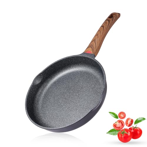 Vinchef Nonstick Frying Pan Anti Scratch,8 Inch Skillet Cast Aluminum Cookware, Induction Compatible