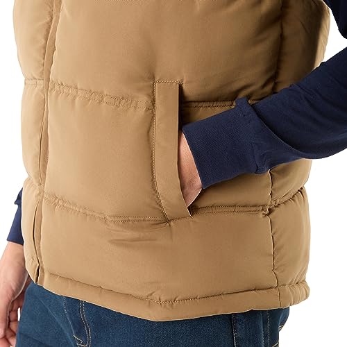 Smith's Workwear Big Men's Camo Printed Double-Insulated Puffer Vest, Acorn