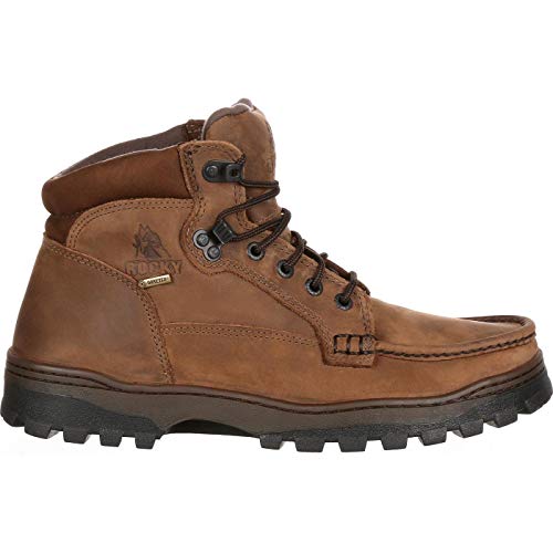 ROCKY Men's FQ0008723 Hiking Boot, Light Brown, 6.5 M US