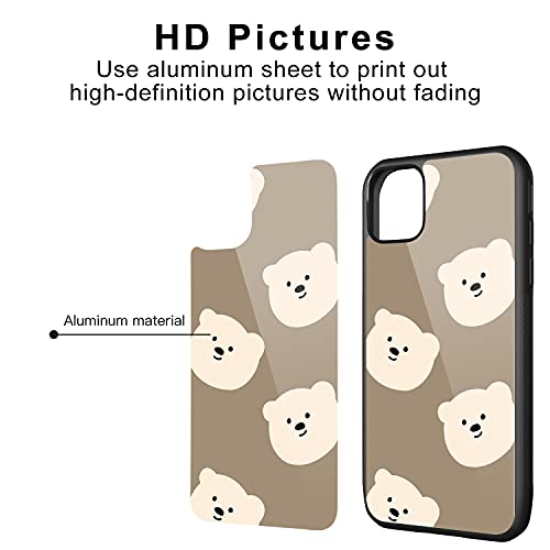 QISHANG Cute Mushroom Pattern for iPhone 11 Case Shockproof Anti-Scratch Protective Cover Soft TPU Hard Back Slim Cell Phone Case iPhone 11 for Boys Girls Teens Women Men