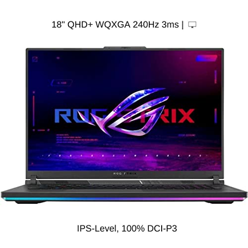 HIDevolution ASUS ROG Strix G18 G814JI 18" QHD+ 240Hz, 2.2 GHz i9-13980HX, RTX 4070, 64 GB DDR5 RAM, 4 TB PCIe SSD, Windows 11 Pro
