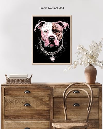 Poster Master French Bulldog Poster - Dog Portrait Print - Dog Art - Puppy Art - Animal Lover Art - Minimal Art - Trendy Art - Modern Art - Great Living Room or Office Decor, 24x32 Unframed Wall Art