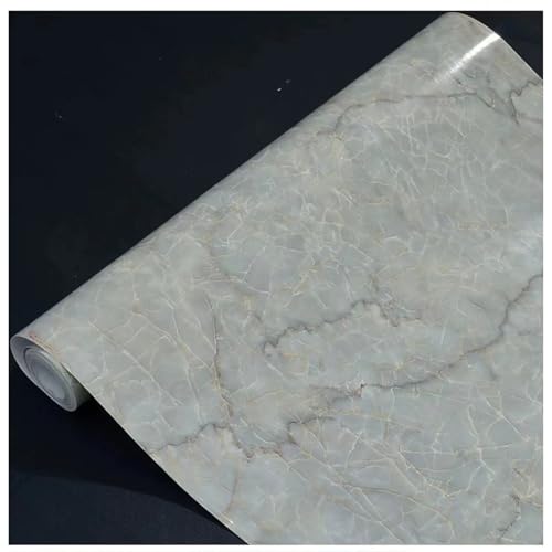 Yancorp Green White Contact Paper Removable Wallpaper Peel and Stick Countertops Waterproof Marble Wallpaper Self-Adhesive Peel and Stick Backsplash for Cabinets Kitchen
