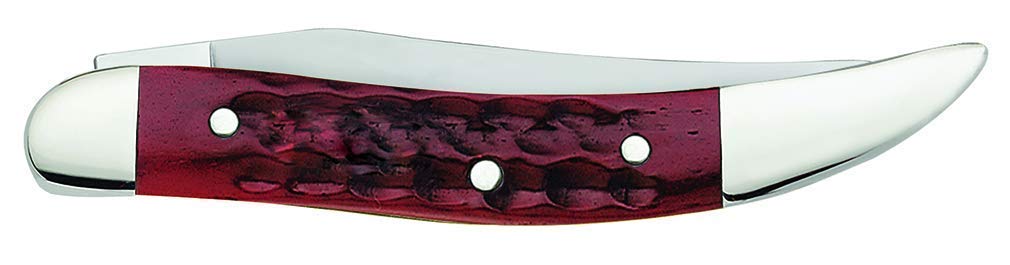 Case WR XX Pocket Knife Pocket Worn Old Red Bone Small Texas Toothpick Item #792 - (610096 SS) - Length Closed: 3 Inches