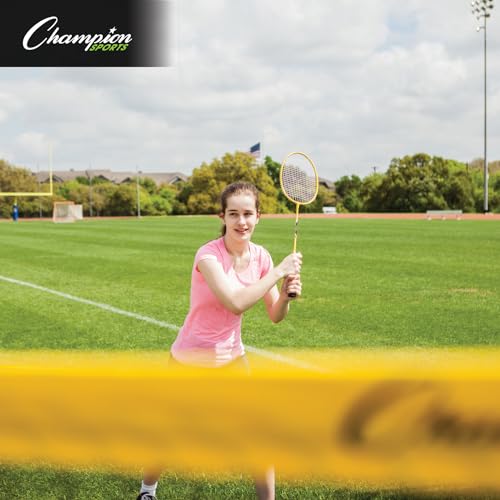 Champion Sports Backyard & Beach Volleyball: Outdoor Sports Equipment Portable Game Set with Ball and Net for Girls, Boys, Women, Men, Clubs & Schools