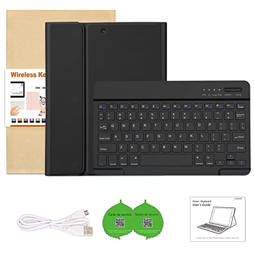 BQSS Keyboard Case,Wireless Magnetic Detachable Keyboard for iPad 9th/8th/7th, for iPad Air 3rd Gen/iPad Pro 10.5 inch Stand Tablet Cover with Built-in Pencil Holder(Black)