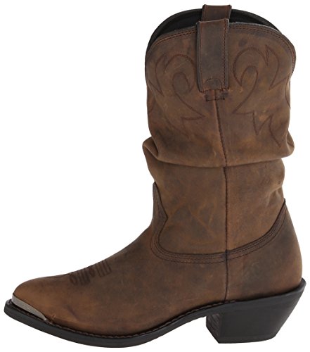 Durango Women's RD542 Slouch 11" Western Boot,Distressed Tan,6 M US