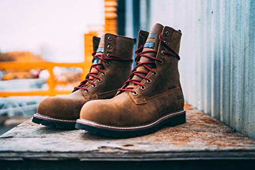 Kodiak Men's 8-Inch McKinney Soft Toe Waterproof Industrial Boot, Brown, 15 Wide