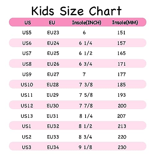 HugRain Kids Girls Sneakers Walking Shoes Bowknot Pearl Ribbon Lace Up Adorable Sparkle Glimmer Glitter Lightweight High Top Classic Non-Slip Outdoor Purple Size 13