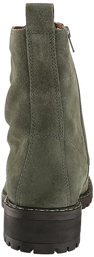 Lucky Brand Women's Kancie Combat Boot, Kobain Olive, 12