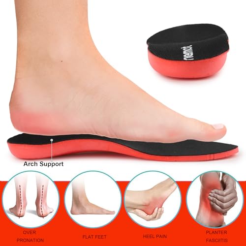 riemot Women's Shoe Insoles Breathable Honeycomb Sport Shoe Insoles Cushioning Shoe Inserts Replacement Innersoles for Water Shoes Sneakers Work Shoes Grey US10/ EU41