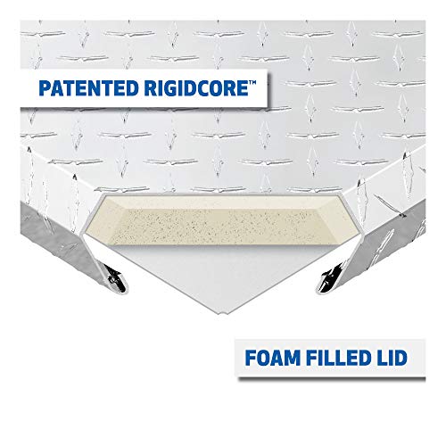 UWS EC10451 69-Inch Heavy-Wall Aluminum Truck Tool Box with Low Profile, RigidCore Lid