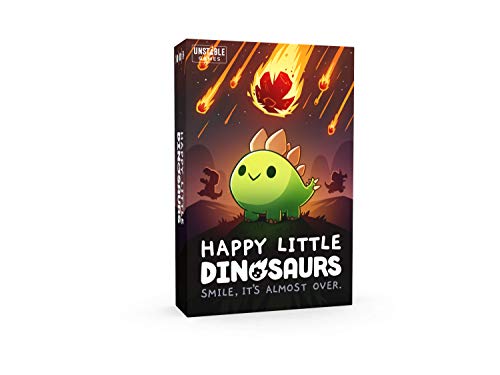Unstable Games - Happy Little Dinosaurs: 5-6 Player Expansion Pack - Cute card game for kids, teens, & adults - Dodge life’s disasters! - 5-6 players ages 8+ - Great for game night