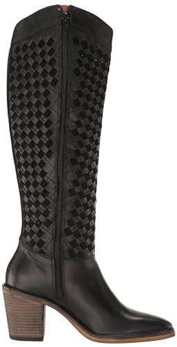 Lucky Brand Women's Abeny Cut-Out Knee-High Boot Fashion, Chocolate, 11