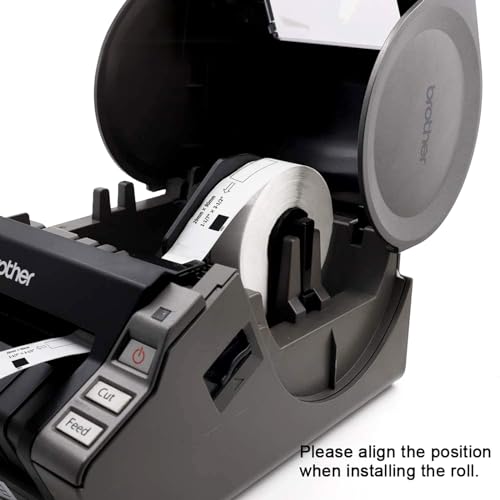Anylabel - Compatible Standard Address Labels Replacement for Brother DK-1201 (1.1" X 3.5”), Use with Brother QL Label Printers (12 Rolls + 1 Reusable Cartridge, 400 Labels/Roll)