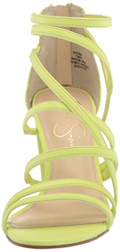 Jessica Simpson Women's Stassey Strappy Block Heel Sandal Heeled, Black, 12