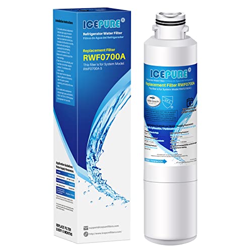 ICEPURE DA29-00020B Refrigerator Water Filter Replacement for Samsung DA29-00020B, DA29-00020A, HAF-CIN,RF263BEAESR, RF28HFEDBSR, RF261BEAESR, RF28JBEDBSG, DA97-08006A 1PACK