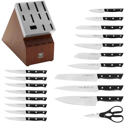 HENCKELS Dynamic Razor-Sharp 20-Piece Knife Set, Chef Knife, Bread Knife, Steak Knife, German Engineered Informed by 100+ Years of Mastery