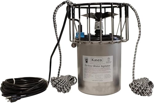 Kasco Deicer 3/4 HP Lake & Pond De-icer 120V – Single Phase with 25 Ft Electric Power Cord | Water Deicer for Ponds, Lakes & Dock Bubbler
