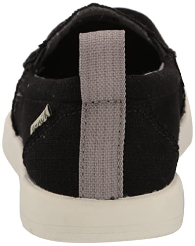 Sanuk Hangout Lite Sneaker, Black, 1 US Unisex Little Kid