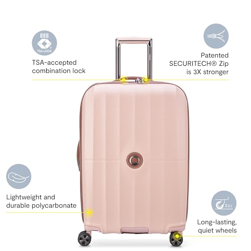 DELSEY PARIS Carrousel Hardside Expandable Luggage with Spinner Wheels, 2 Piece Set, Navy, 2 Piece Set (21/28)
