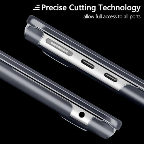 Yebiseven for MacBook Air 13.6 inch M3/M2 Case 2024 2022 Released A3113/A2681, Laptop Hard Shell Case with Keyboard Cover & Screen Protector & OTG Adapter & 2 Webcam Covers, Pastel Marble