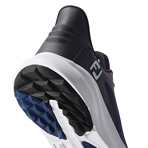 FootJoy Men's Fj Flex Xp Golf Shoe, Navy/White, 9 Wide