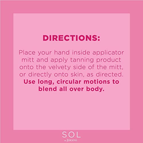 Sol by Jergens, Sunless Self Tanner Mousse, No Wait Tropical Tan, Instant Color No Transfer, 5 Minute Tan, Deep, Cruelty Free, Vegan, Suitable for Sensitive Skin, 5 Oz