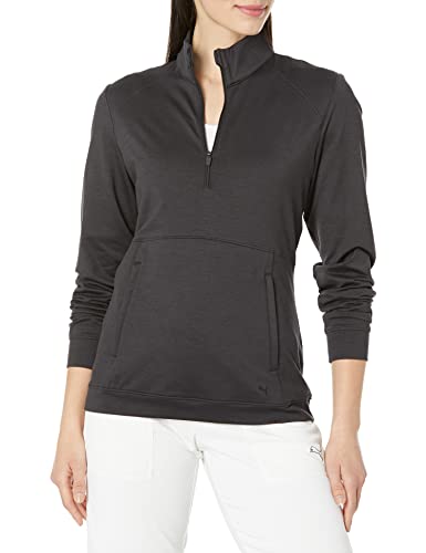 PUMA W CLOUDSPUN Rockaway 1/4 Zip, Puma Black, S