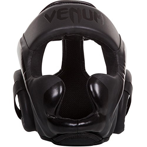 Venum Elite Headgear - White/Navy Blue, One Size