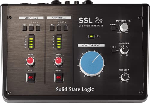 SSL SSL2+ 2-In/4-Out USB-C Audio Interface