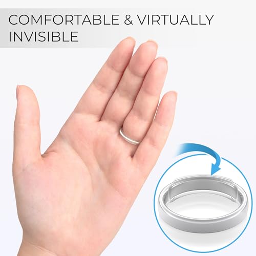 5 STARS UNITED Ring Sizers for Loose Rings - 8-Pack Easy-Clip Ring Size Adjuster for 1-10 mm Band Widths - Ring Guards for Women and Men, Not for Size 11+ Rings