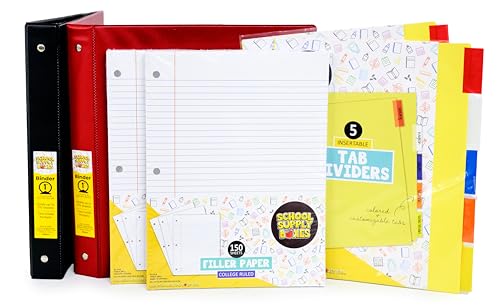 Ultimate High School and College Back to School Essentials Kit - 92 Pieces