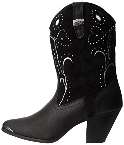 Dingo Women's Ava Western Boot,Black,6 M US