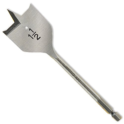 IVY Classic 10705 5/16 x 6-Inch Swift Bore® Wood Spade Bit, High-Carbon Steel, 1/Card