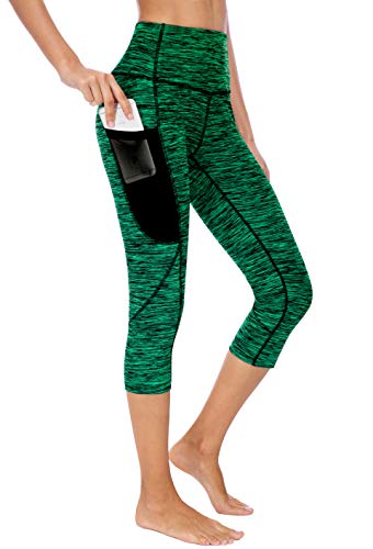 Sugar Pocket Women's Workout Capris Running Tights Yoga Pants M(06)