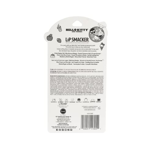 Lip Smacker Sanrio Hello Kitty & Friends Pack - 10 Moisturizing Lip Balms, Hydrating & Protecting - Cruelty-Free