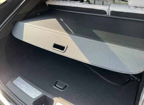 Okutech Black Retractable Cargo Cover Compatible with Cadillac Lyriq 2023 2024 2025, Rear Cargo Privacy Screen Car Trunk Luggage Cargo Security Shade Shield (Directly Fit in Carbon Fiber Style)
