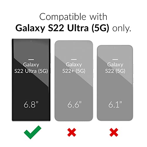 Crave Dual Guard for Samsung Galaxy S22 Ultra Case, Shockproof Protection Dual Layer Case for Samsung Galaxy S22 Ultra, S22 Ultra 5G - Aqua