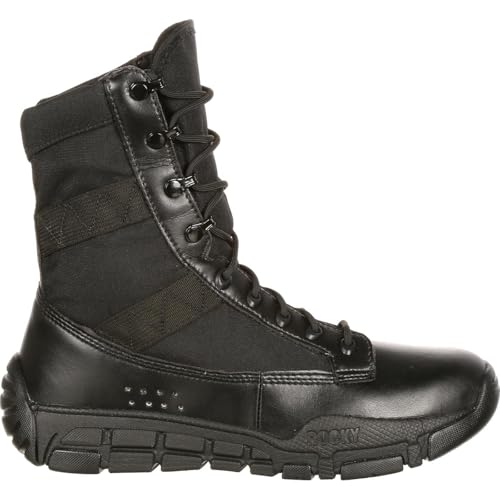 ROCKY C4T - Military Inspired Public Service Boot, Black, Size 8(M)