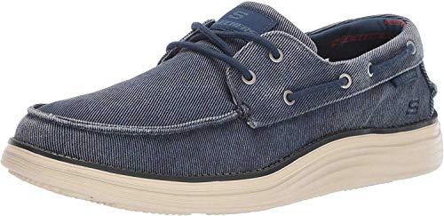 Skechers mens Status 2.0 - Lorano Oxford, Navy, 10.5 US