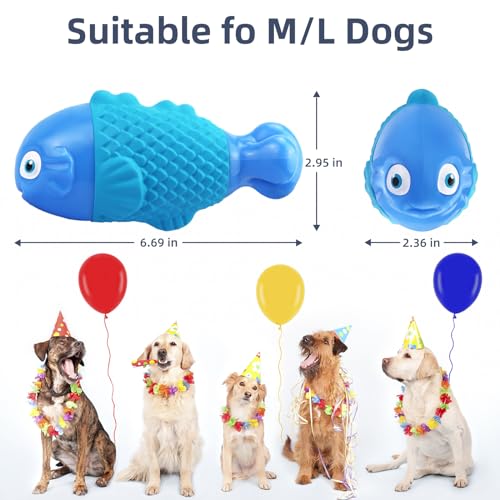 WinTour Tough Dog Toys for Aggressive Chewers Large Breed, Indestructible Dog Toys for Large Dogs, Dog Chew Toys for Aggressive Chewers, Durable Dog Toys, Squeaky Dog Toys, Large Dog Toys for Big Dogs