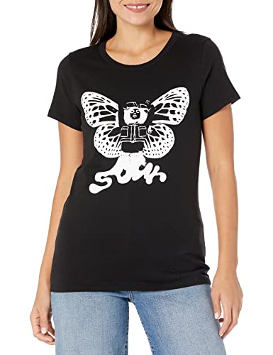 Olivia Rodrigo Women's Standard Sour Butterfly Baby TEE, Black, Small