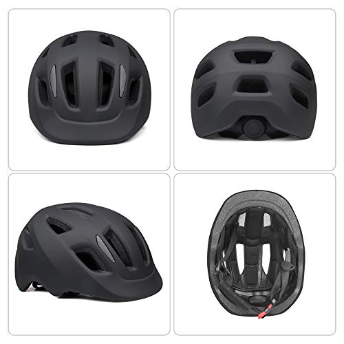 XJD Toddler Helmet Kids Bike Helmet Baby Multi-Sport Adjustable Skateboard Helmet for Kids Boys Girls Infant Helmet Lightweight for Age 1 and Older (Black, X-Small: 18.11"-20.08" / 46-51 cm)