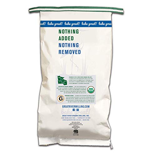 Great River Organic Milling, Oatmeal, Quick Rolled Oats, Organic, 50-Pounds (Pack of 1)