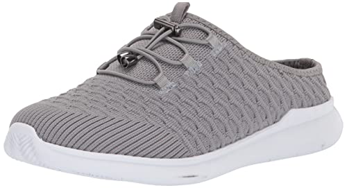 Propét Womens Travelbound Slide Sneaker, Grey, 8.5 XX-Wide US