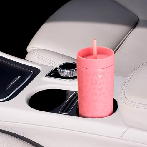 Modwnfy 12 Pack 16Oz Matte Black Acrylic Tumbler Set with Lids and Straws, Reusable Double Wall Plastic Tumblers for Cold Hot Drinks